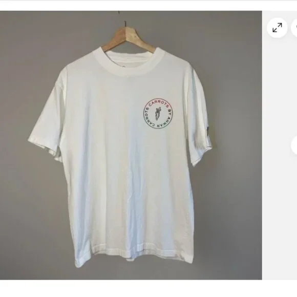 Carrots by Anwar T-Shirt by PacSun Men's White T-Shirt w/ Graphics Size Medium - Picture 3 of 9